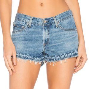 Rag & Bone Tully Released Hem Cut Off Denim Jean Shorts